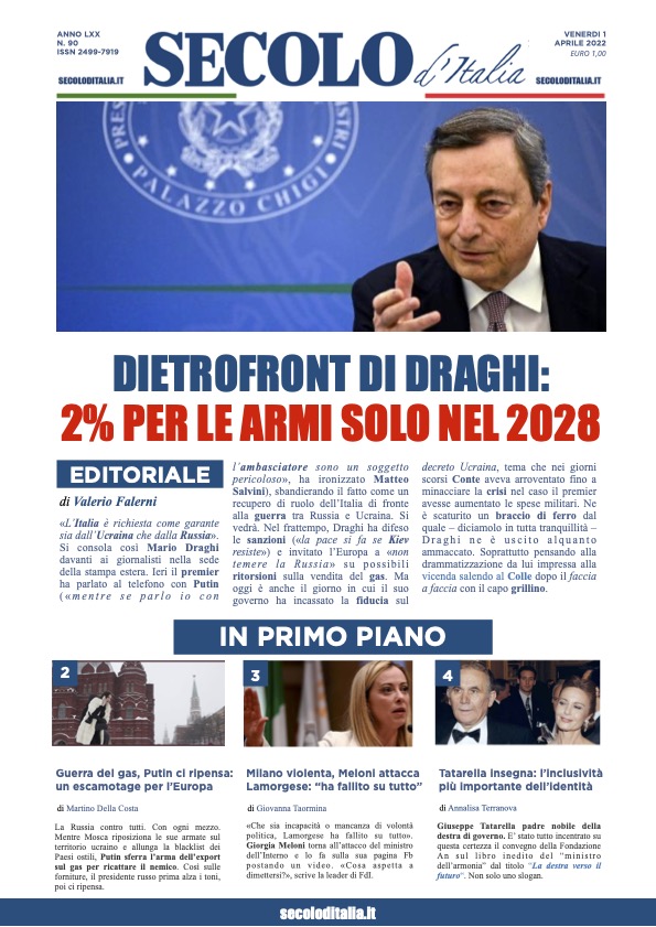 Venerdi 1 aprile 2022
