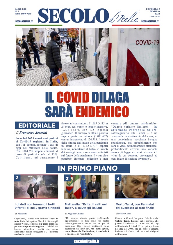Domenica 2 Gennaio 2021