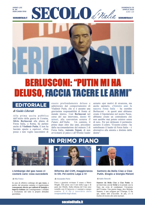 Domenica 10 aprile 2022