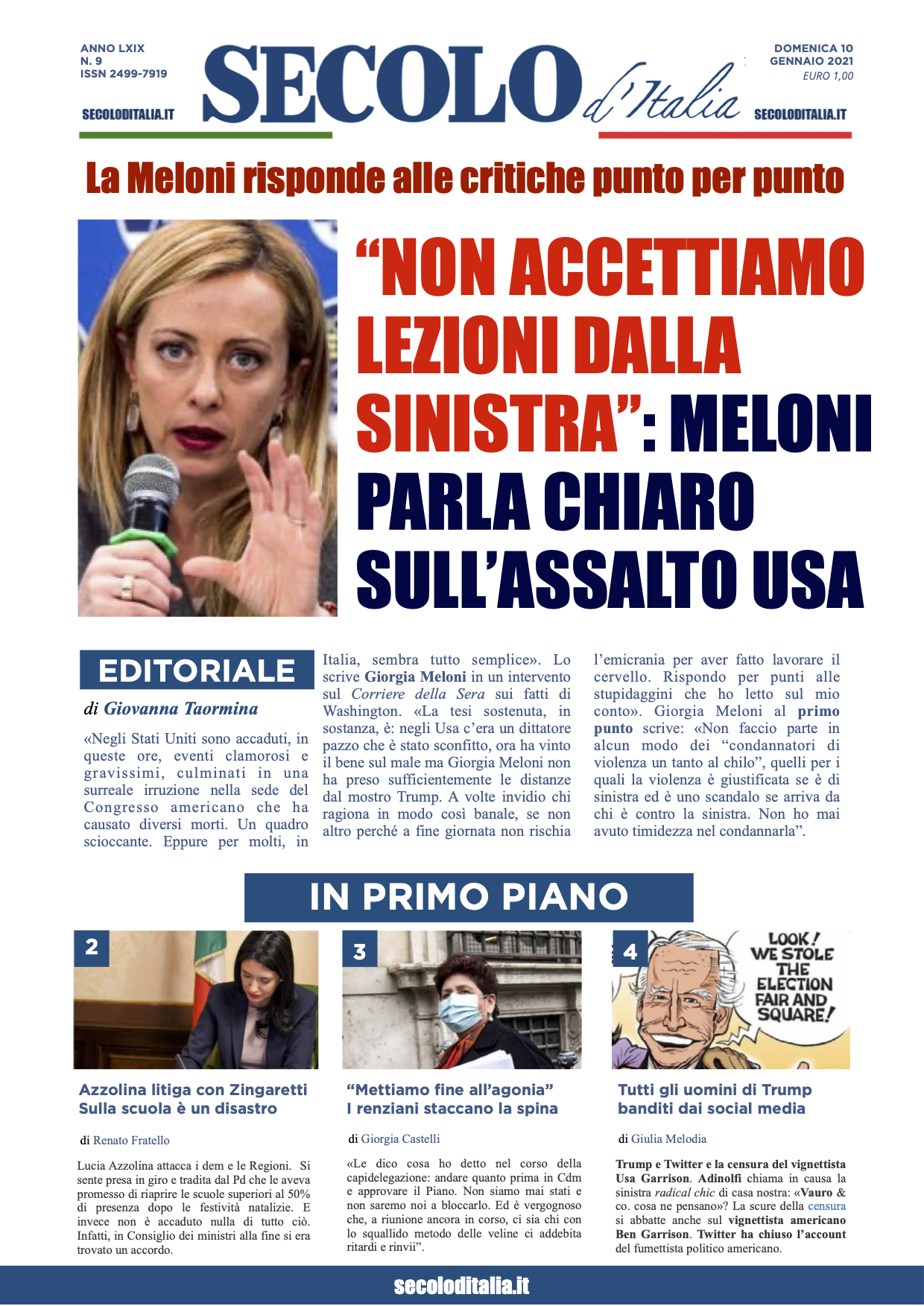 Domenica 10 Gennaio 2020