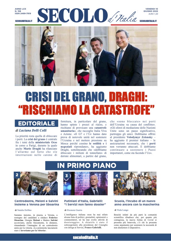 Venerdi 10 giugno 2022