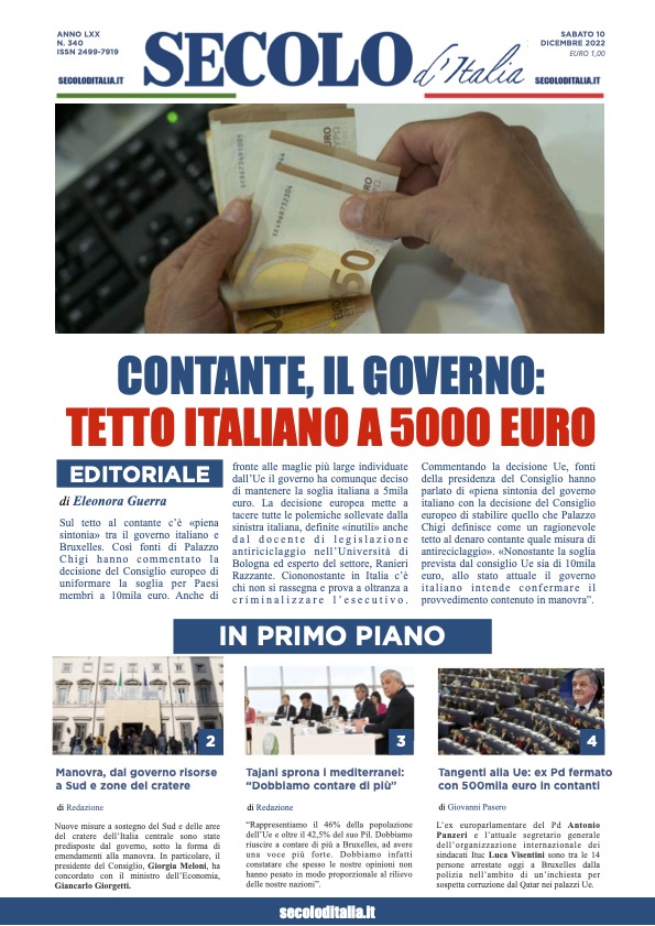 Sabato 10 dicembre 2022