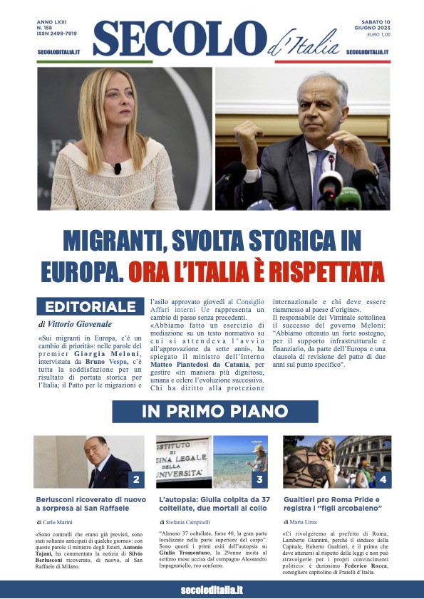 Sabato 10 giugno 2023