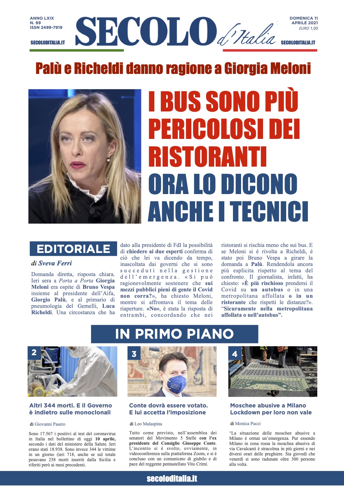 Domenica 11 Aprile 2021