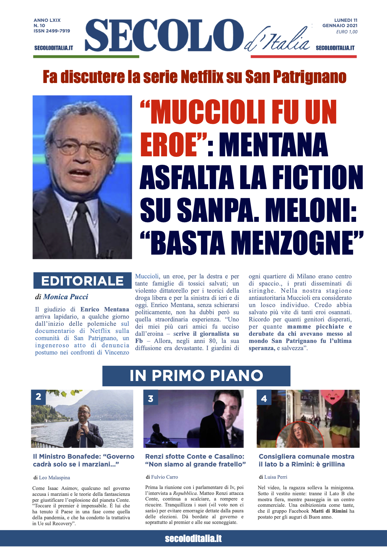 Lunedi 11 Gennaio 2020