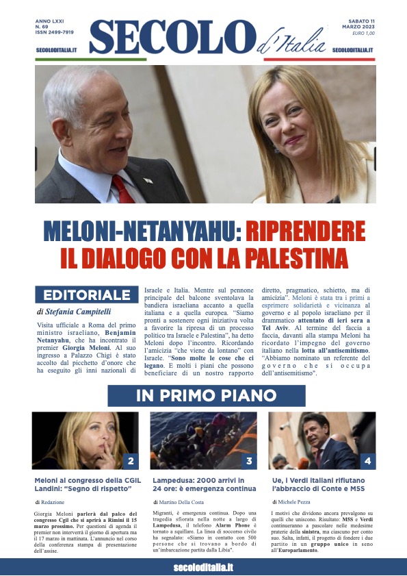 Sabato 11 marzo 2023