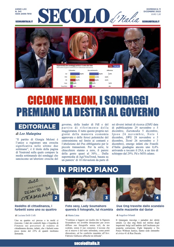 Domenica 11 dicembre 2022