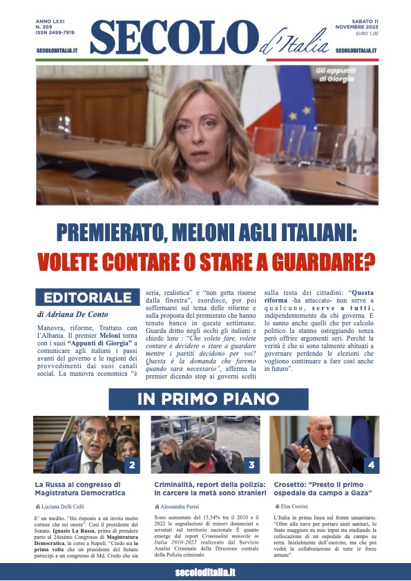 Sabato 11 novembre 2023