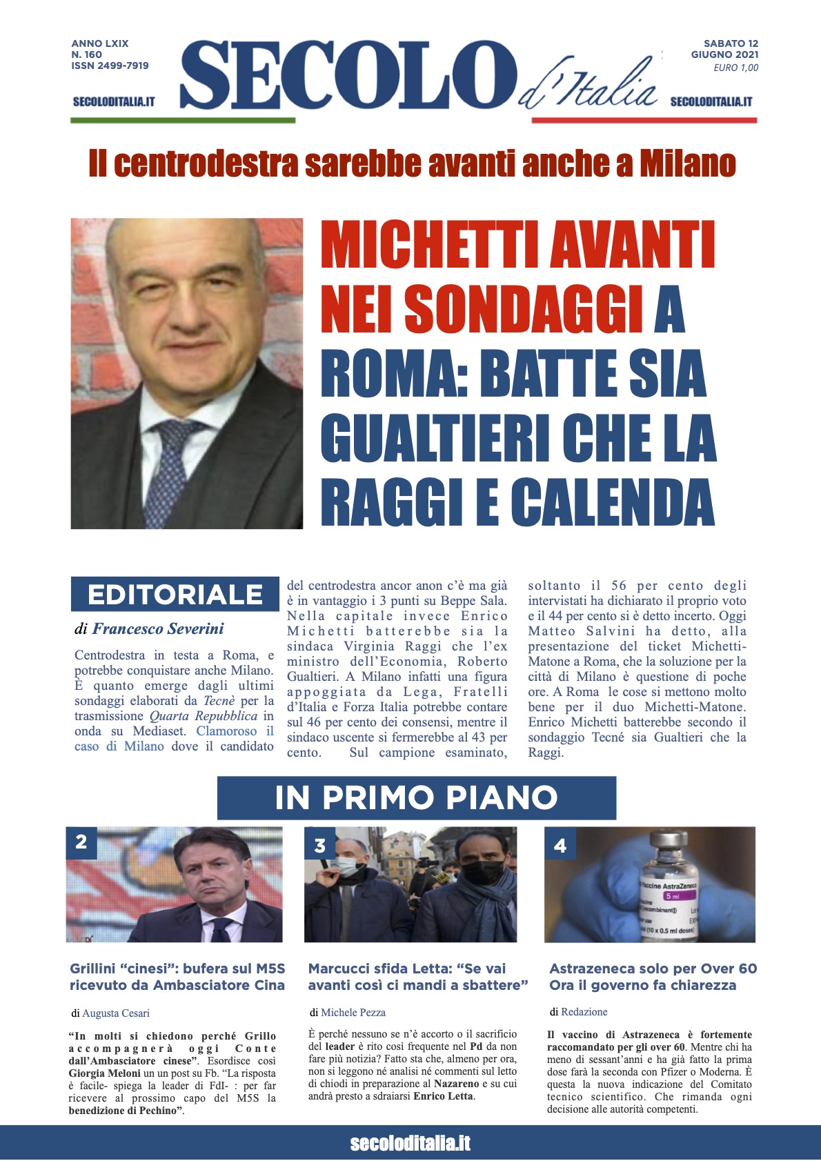 Sabato 12 Giugno 2021