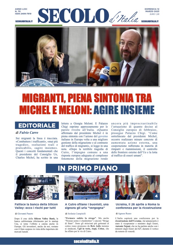 Domenica 12 marzo 2023