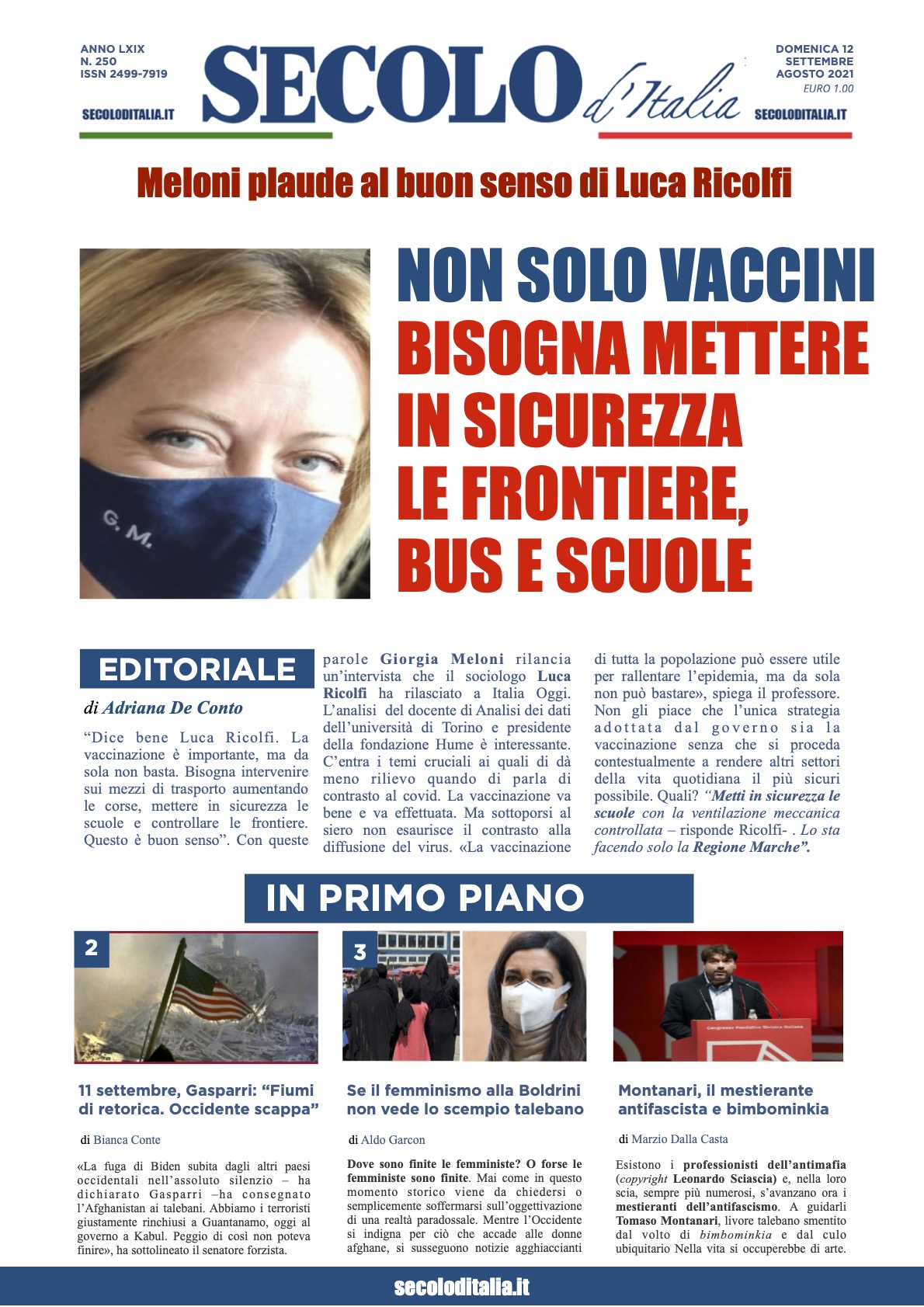 Domenica 12 Settembre 2021