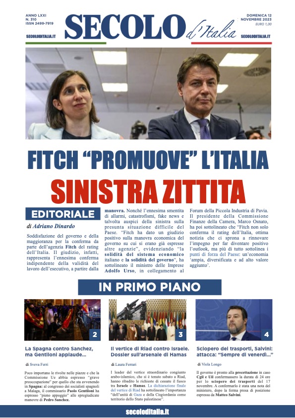 Domenica 12 novembre 2023