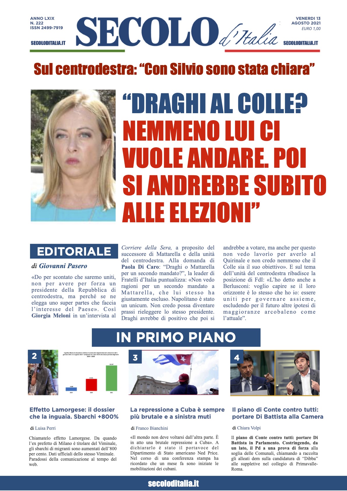 Venerdi 13 Agosto 2021