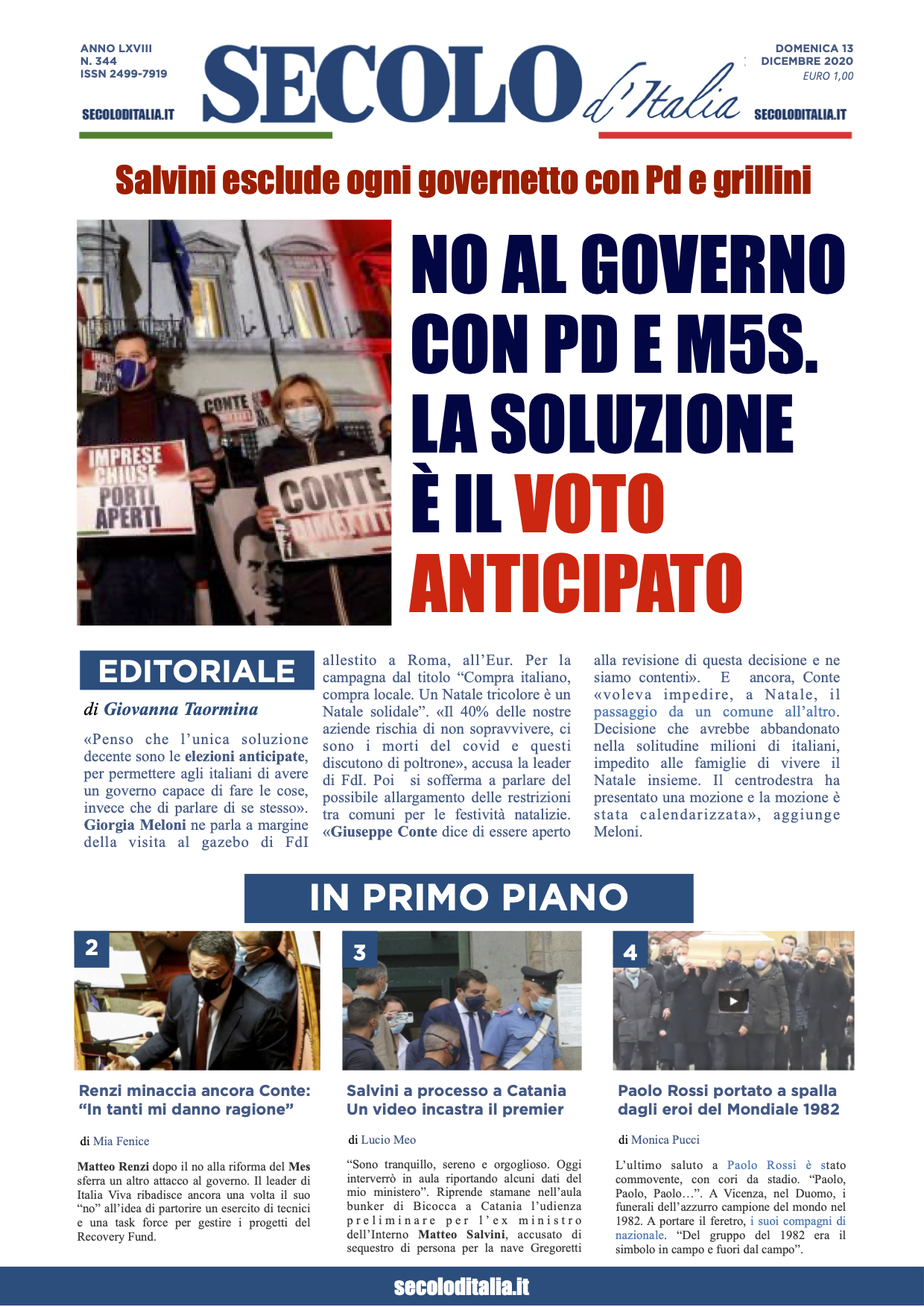 Domenica 13 Dicembre 2020