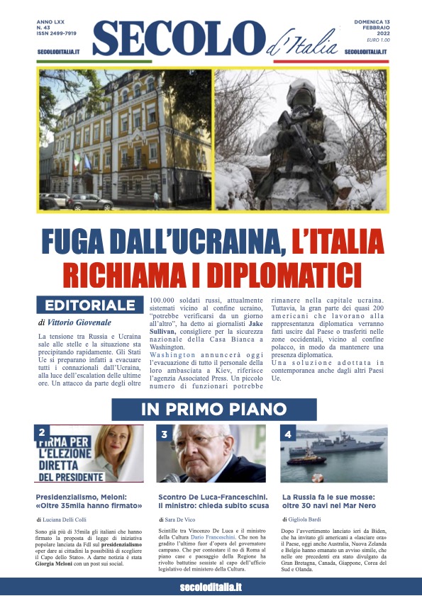 Domenica 13 febbraio 2022