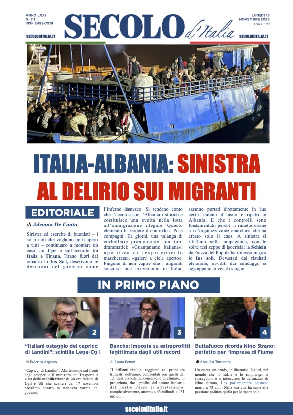 Lunedi 13 novembre 2023