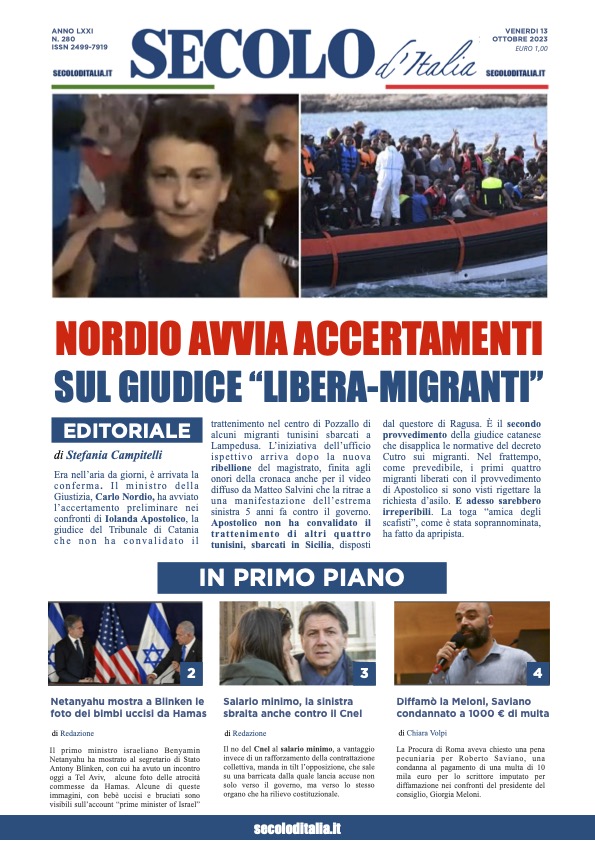 Venerdi 13 ottobre 2023