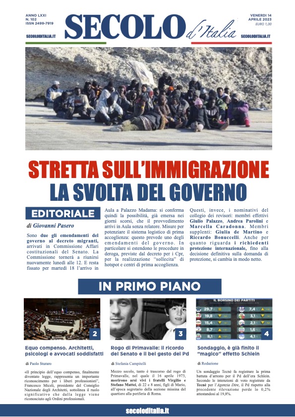 Venerdi 14 aprile 2023