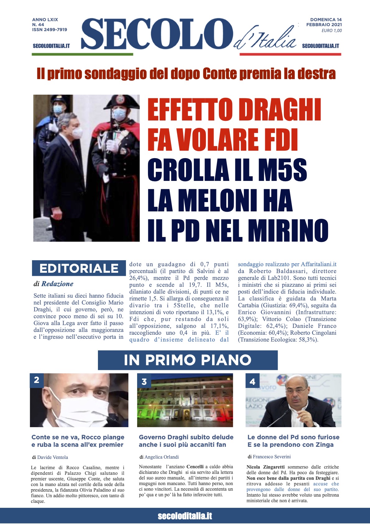Domenica 14 Febbraio 2021